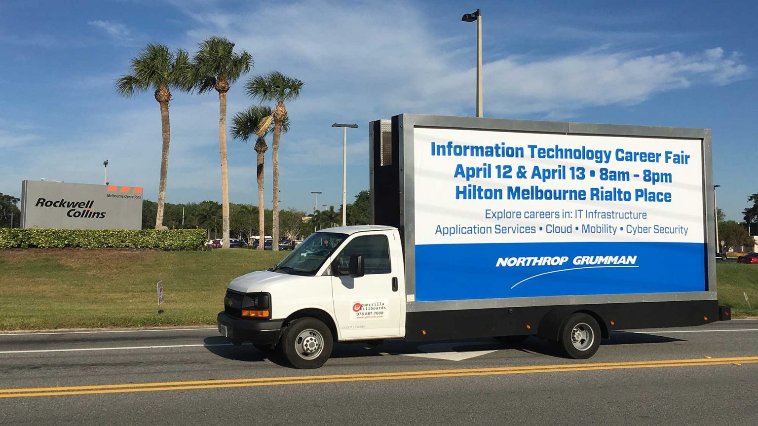 Northrop Grumman Employee Recruiting Melbourne FL Guerrilla Mobile