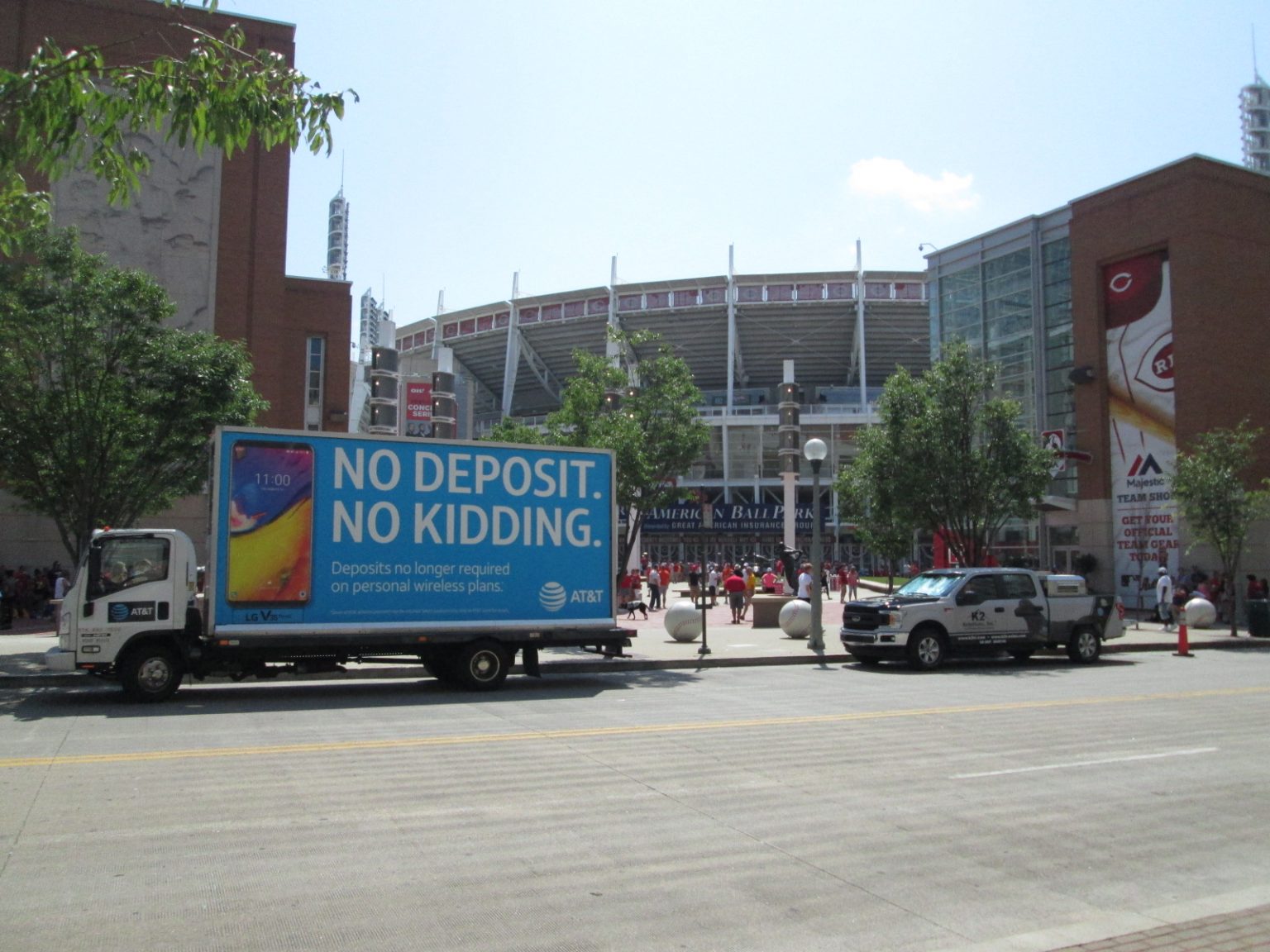 Mobile Billboard Advertising for Cincinnati, OH - Guerrilla Mobile