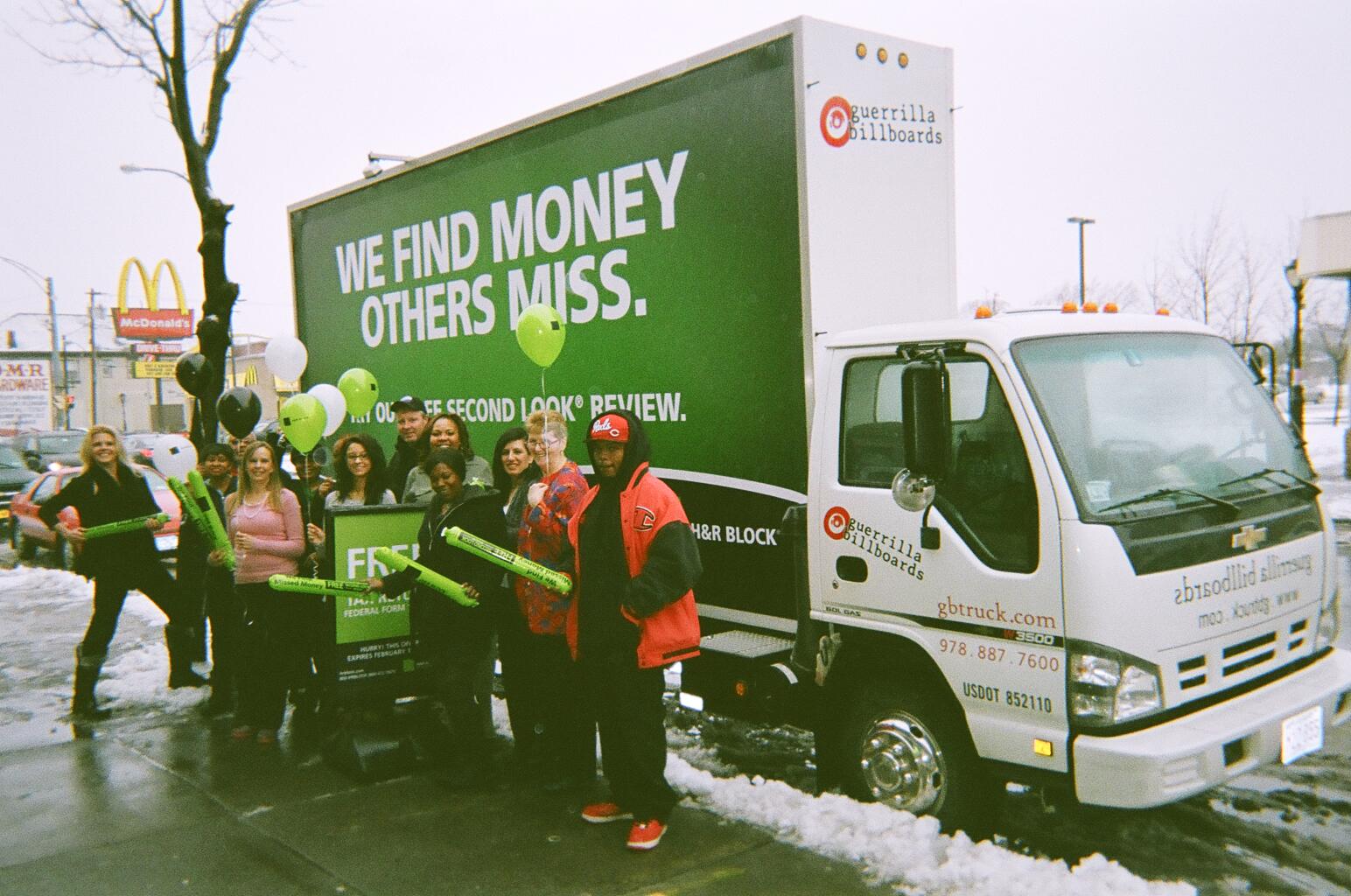 Mobile billboard and street team in Buffalo NY