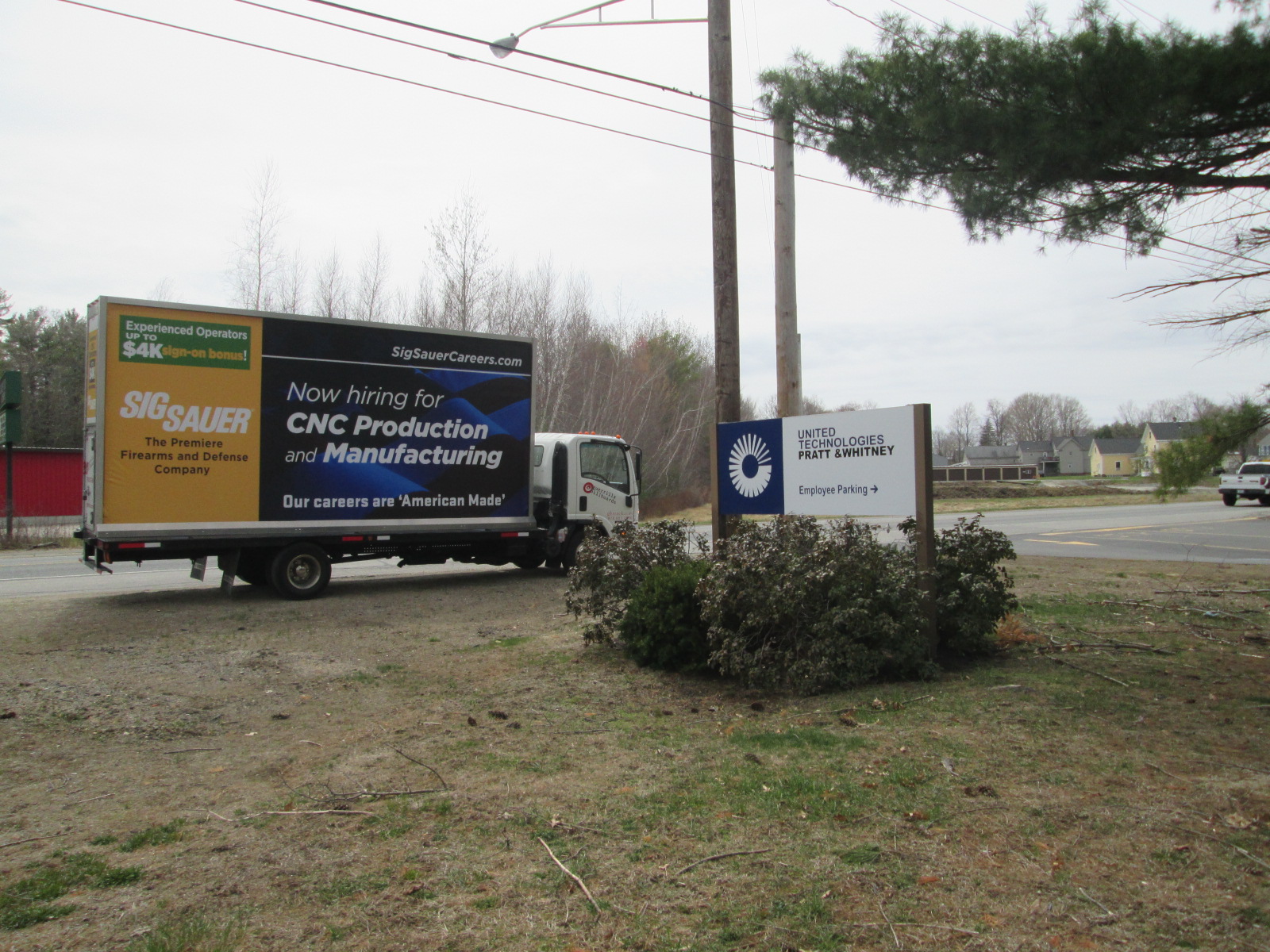 How Hiring billboard truck ad near Portland ME