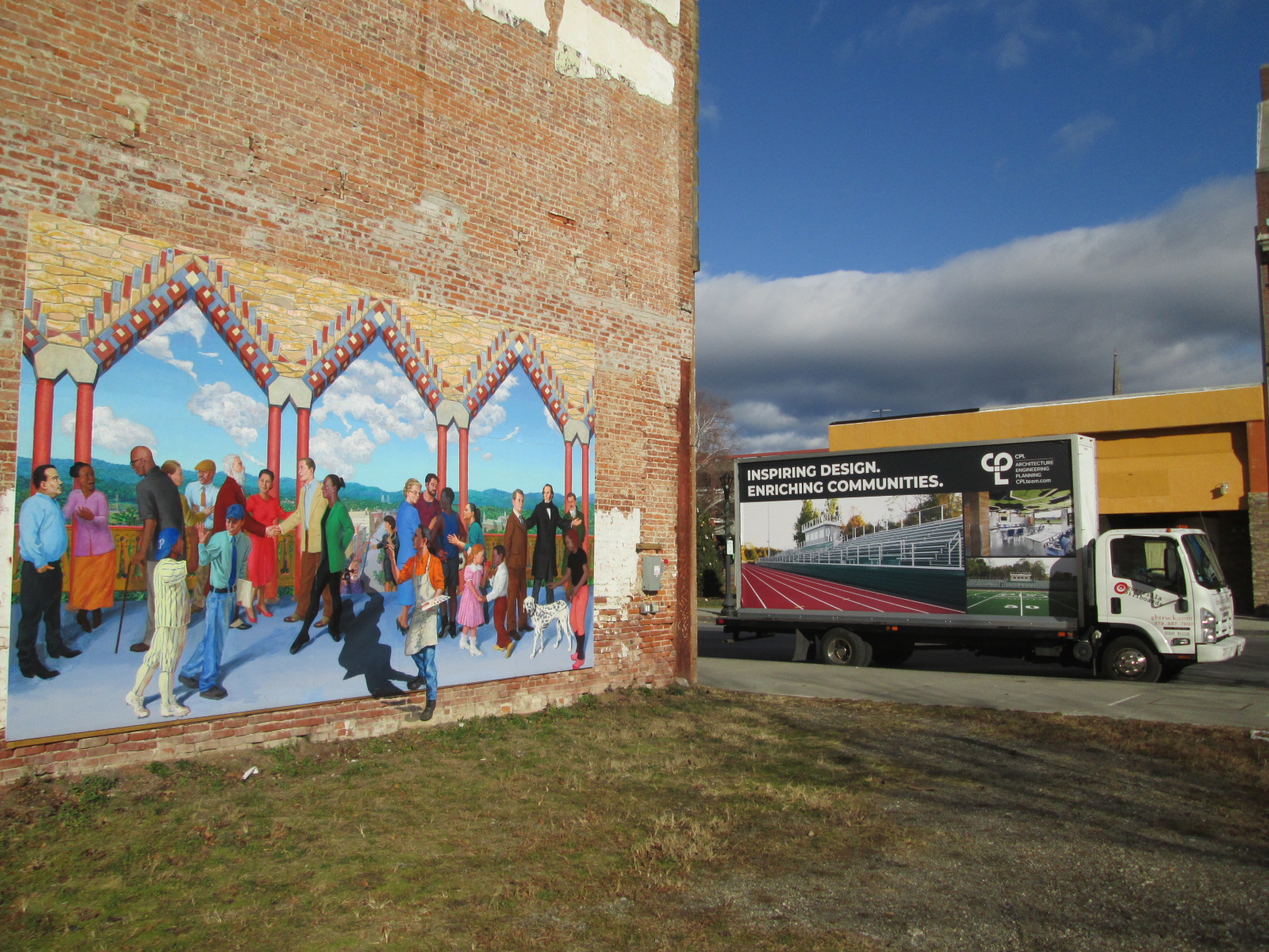 Billboard truck visiting Poughkeepsie NY