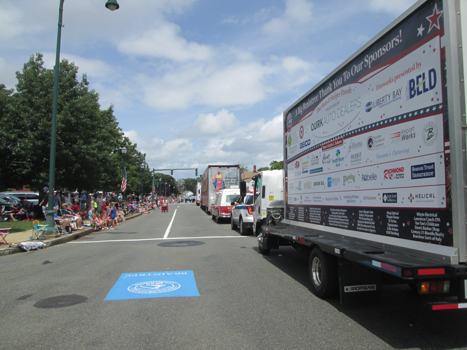 2021 Braintree July 4th Parade Mobile Billboard