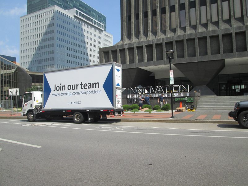 Join Our Team Mobile Billboard at Innovation Square
