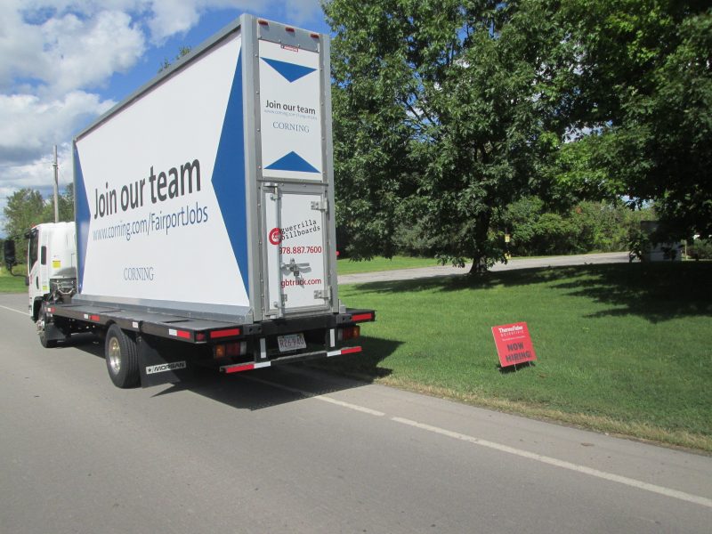 Join Our Team Mobile Billboard at Thermo Fisher