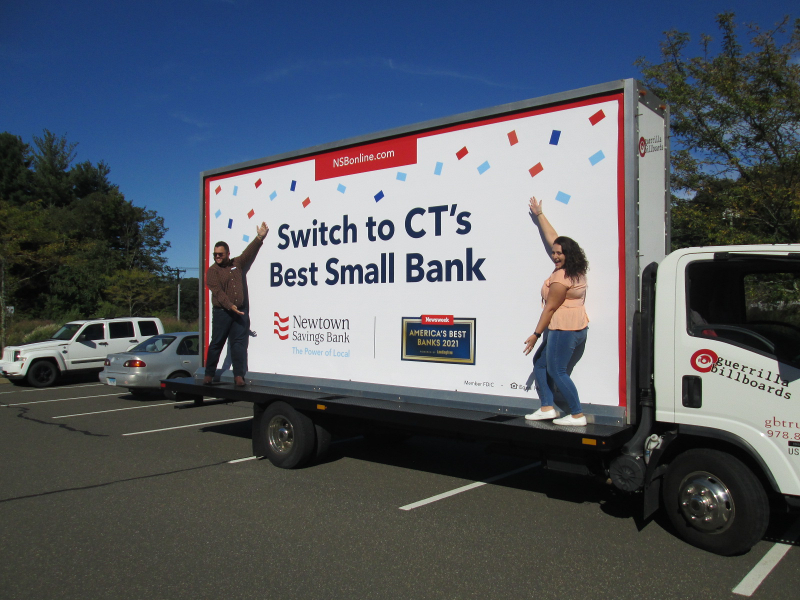 Best Small Bank - Mobile Billboard Ad
