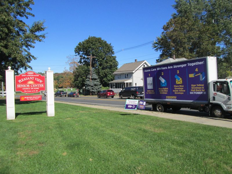 Mobile billboard ad in Springfield MA