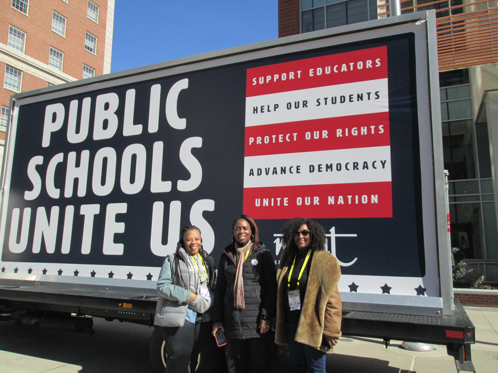 Mobile Billboard in Albany NY for 2022 NYSUT RA