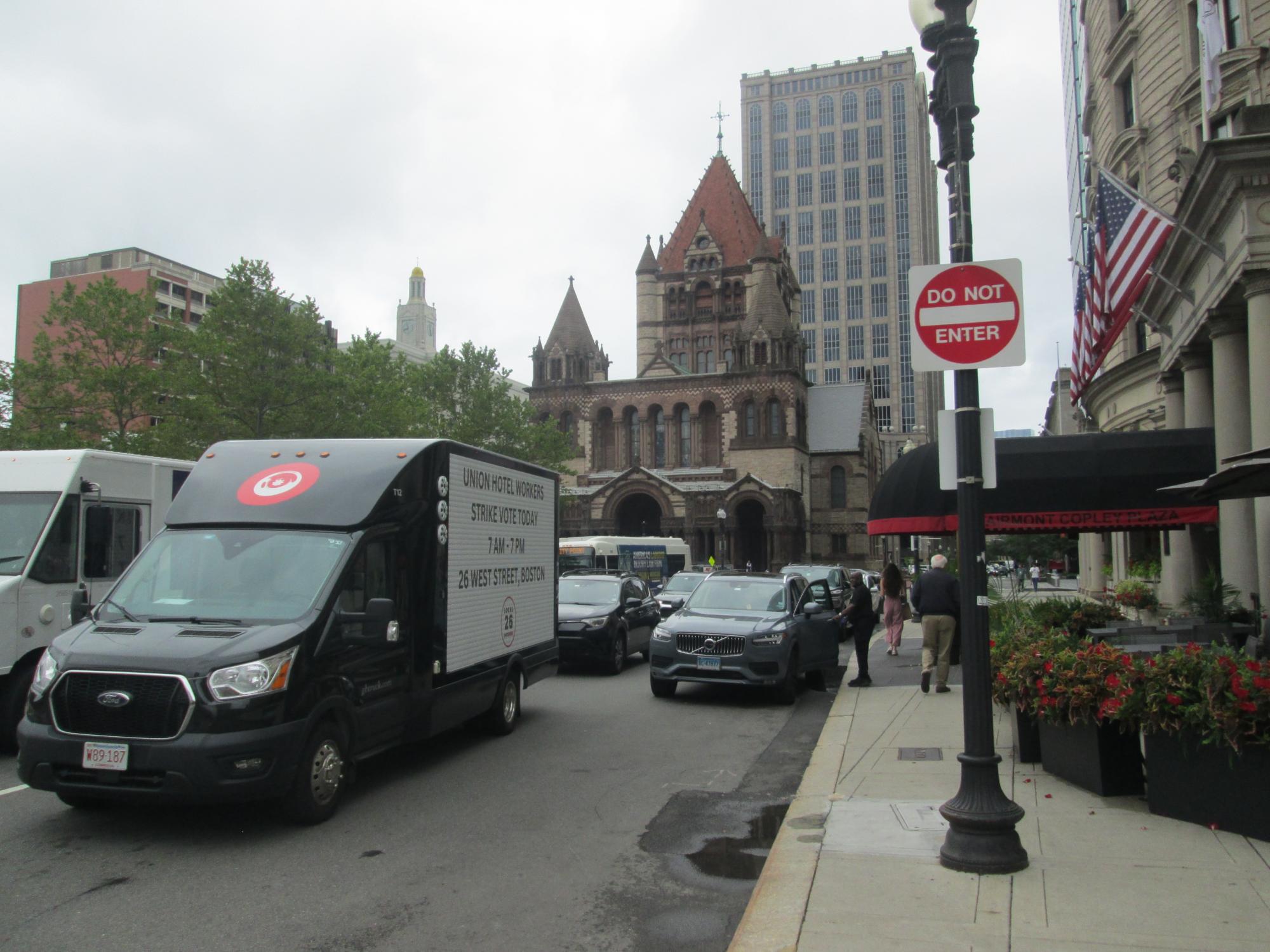 LED digital mobile advertising truck in Boston MA.